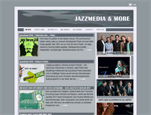 Tablet Screenshot of jazzmedia-and-more.com